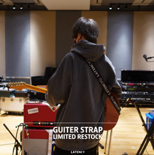 画像をギャラリービューアに読み込む, 【受注生産】GUITAR STRAP BLK/WHT