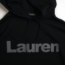 画像をギャラリービューアに読み込む, Lauren HOODIE BLACK(OVER SIZE)

