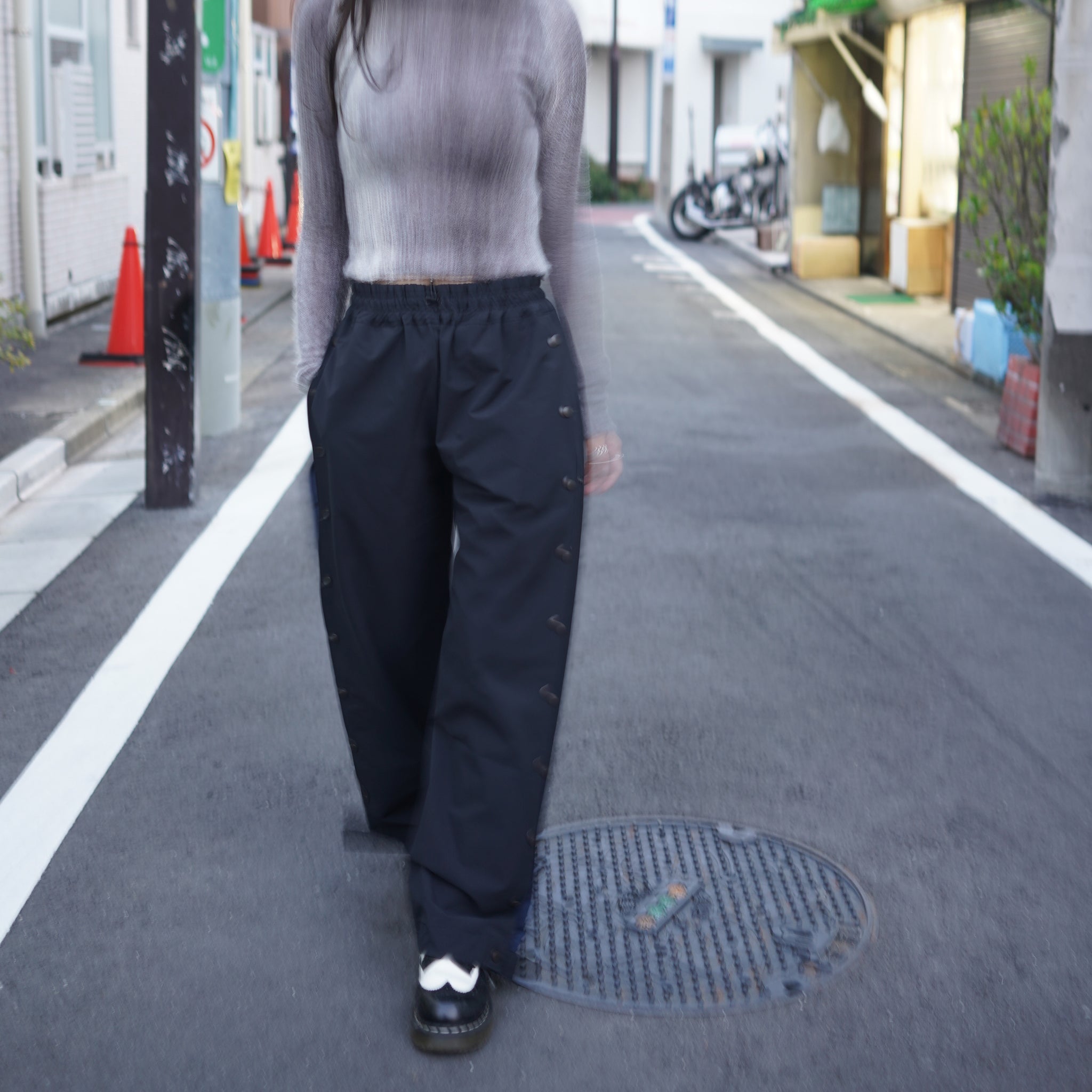 LATENCY SIDE STRIPE PANTS v.4(BLUE)レディース SIDE STRIPE PANTS v.4(BLUE) – latency.jp
